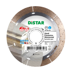 Diamond Cutting Blade 1A1R 4.5" Hard Ceramics Advanced (Set of 5) Distar