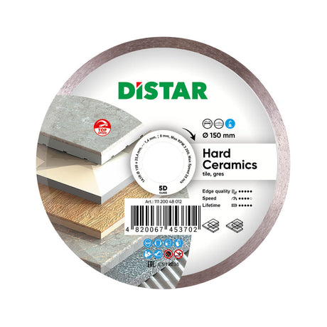 Diamond Cutting Blade 1A1R Hard Ceramics 11120048012 Distar 6"
