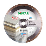 Diamond Cutting Blade 1A1R Hard Ceramics Advanced 11120349019 Distar 10"