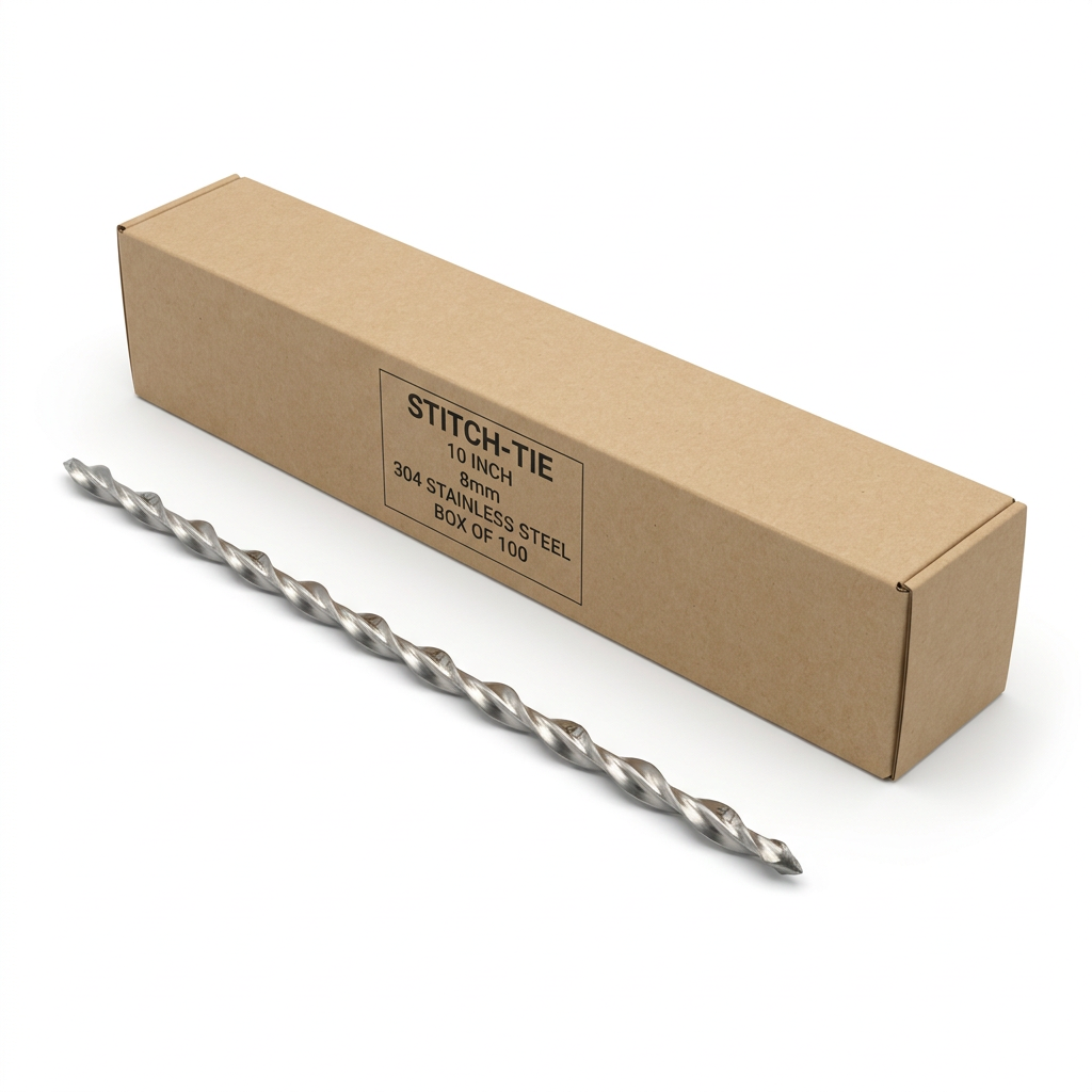 Stitch-Tie Stainless Steel Masonry Pinning Solution - Box of 100 (8mm)