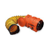 16" Axial AC Plastic Blower w/ Canister & Ducting Allegro