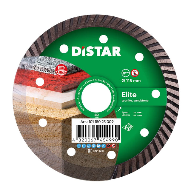 Diamond Cutting Blade Elite Turbo 10115023009 Distar 4.5"