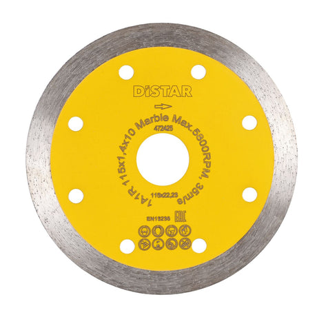 Diamond Cutting Blade 1A1R Marble 11115053009 Distar 4.5"