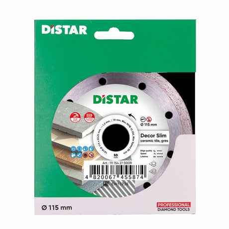 Diamond Cutting Blade 1A1R Decor Slim (Sold in sets) Distar