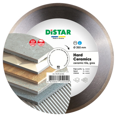 Diamond Cutting Blade 1A1R Hard Ceramics 14" (Set of 2) Distar