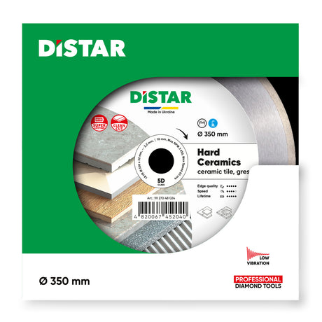 Diamond Cutting Blade 1A1R Hard Ceramics 14" (Set of 2) Distar