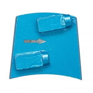 Fast Change - 2x 1/4 Round PCDs with Stabilizer Segment Syntec Diamond Tools