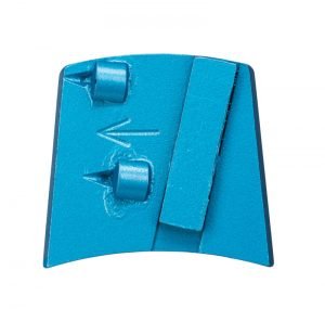 Fast Change - 2x 1/4 Round PCDs with Stabilizer Segment FCPC2SCARNRH Syntec Diamond Tools 2 SEG - HAND RH