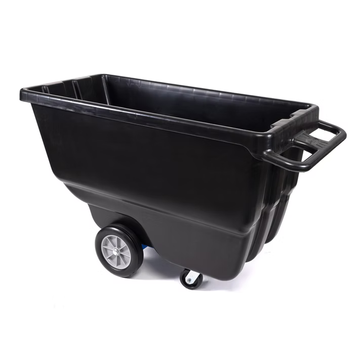 1 Cubic Yard Covered Capacity Dump Carts w/ Reinforcing Frame Magnum