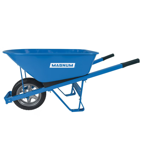 6 Cu. Ft. Steel Wheelbarrows Magnum