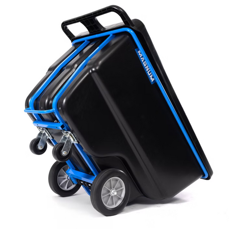 1 Cubic Yard Covered Capacity Dump Carts w/ Heavy-Duty Full Frame Magnum