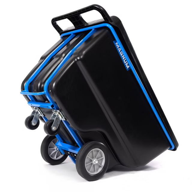 1 Cubic Yard Covered Capacity Dump Carts w/ Heavy-Duty Full Frame Magnum