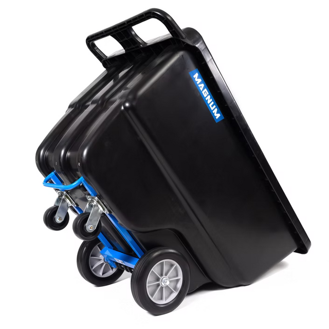 1 Cubic Yard Covered Capacity Dump Carts w/ Reinforcing Frame Magnum