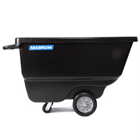 1 Cubic Yard Covered Capacity Dump Carts Magnum