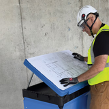 DraftDeck Planner Table for Vault Carts & 4426 Pro-Series Service Carts Magnum