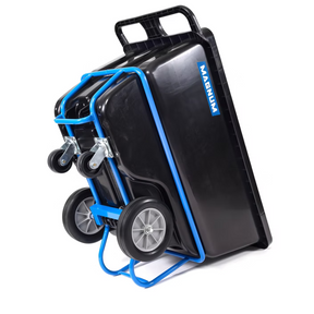 1 Cubic Yard Covered Capacity Forklift-Ready Dump Carts Magnum