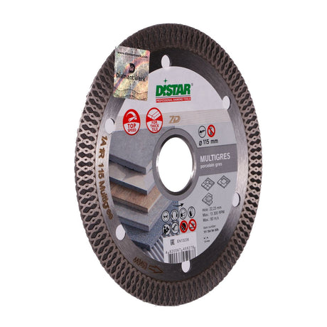 Diamond Cutting Blade 1A1R Multigres (Set of 5) Distar