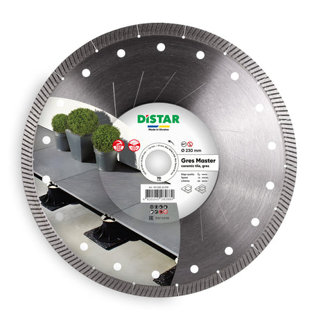 Diamond Cutting Blade 1A1R 9" Gres Master Distar