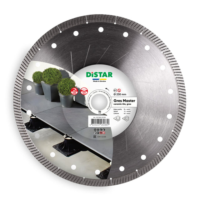 Diamond Cutting Blade 1A1R 9" Gres Master Distar