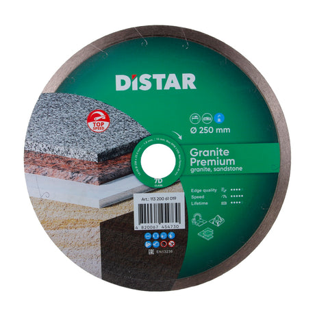 Diamond Cutting Blade 1A1R Granite Premium 11320061019 Distar 10"