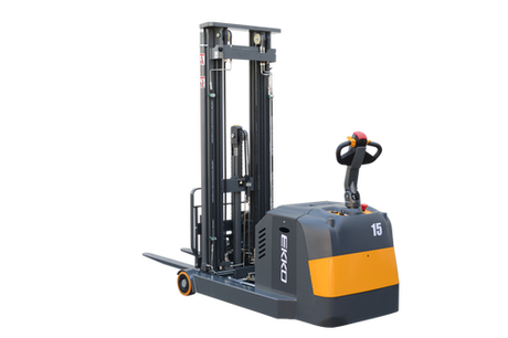Moving Mast Walkie Reach Truck - 138" Lift Height EKKO