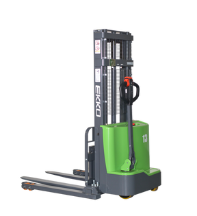 Lithium Straddle Stacker with 145" Lift Height EKKO
