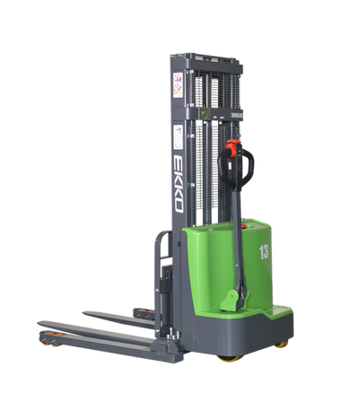 Lithium Straddle Stacker with 145" Lift Height EKKO