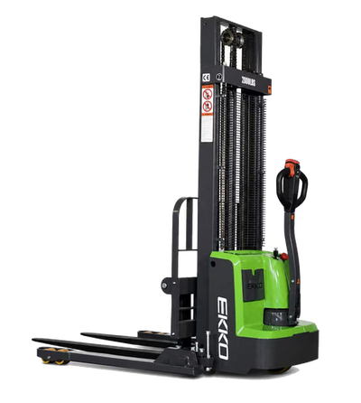 Lithium Straddle Stacker, 145" Lift Height EKKO