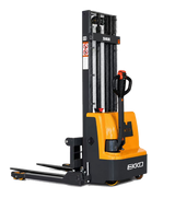 Full Powered Electric Straddle Stacker - 2,640 lb Capacity at 138" Lift Height EKKO