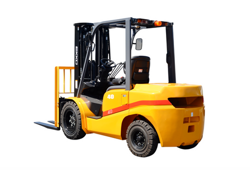 Diesel Forklift with Solid Pneumatic Tires - 4,000 lb Capacity EKKO