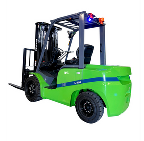 Lithium-Powered 4-Wheel Electric Forklift - 7,000 lb Capacity 185" Lift Height EKKO