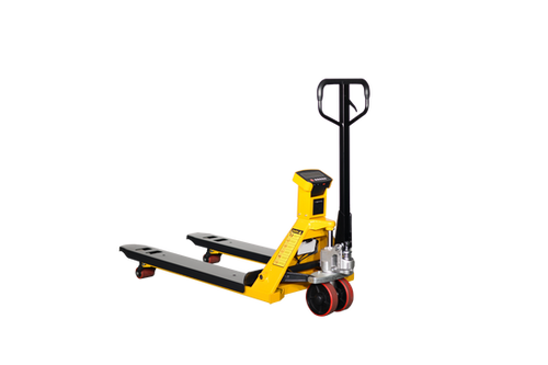 Manual Pallet Jack with Scale - 5,500 lb Capacity for Industrial Material Handling EKKO