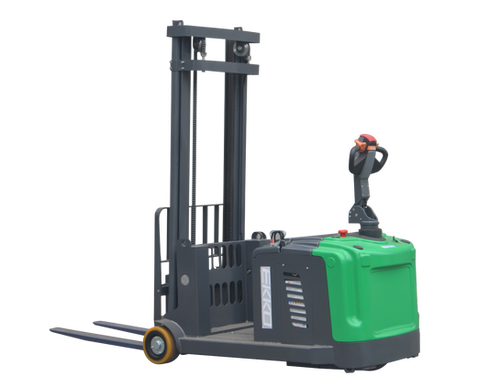Lithium Counterbalanced Walkie Stacker with Side-Shifting - 3,300 lb Capacity at 189" Lift Height EKKO