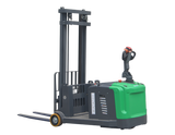 Lithium Counterbalanced Walkie Stacker with Side-Shifting - 3,300 lb Capacity at 189" Lift Height EKKO