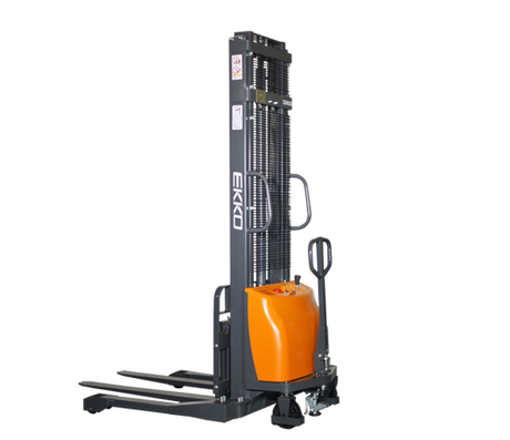 Semi-Electric Straddle Stacker with 118" Lift Height EKKO