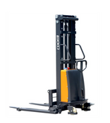 Semi-Electric Straddle Stacker, 3,300 lb Capacity with 119.4" Power Lift EKKO