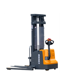 Full Powered Electric Straddle Stacker EB20E with 177" Lift Height EKKO