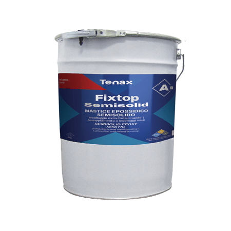 Fixtop Epoxy Part A + B ( Formerly Known As Rivo 50) 1RFIXTOP20KGA/1RFIXTOP20KGB Tenax Epoxy Part A + B - 5 gal. (20 kg)