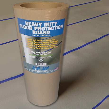 Floor Protection Board - 100 foot roll (16rls/pallet) Zip-Up