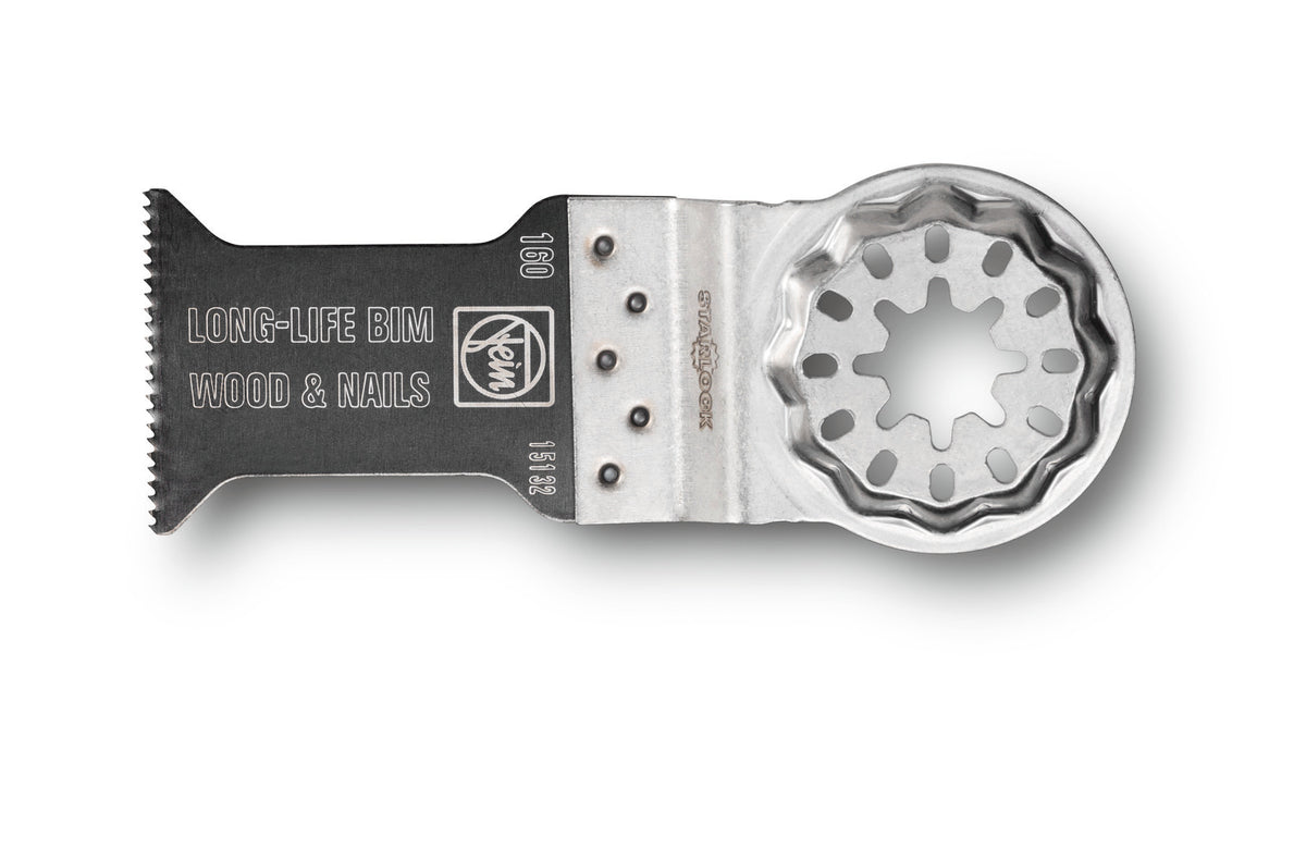FEIN Starlock 1-3/8 x 2 in Precision E-Cut Bimetal Oscillating Tool Blade 50-pack FEIN