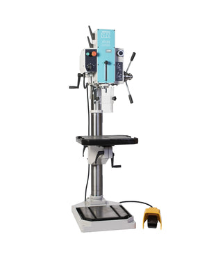26" Gear Head Drill Press with Foot Reversing Switch & Power Feed (230V 3 Phase) Palmgren