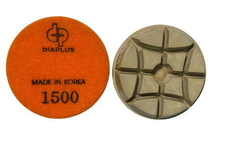 Hybrid Concrete Floor Pad - 3" DPCP31500 Dia Plus #1500