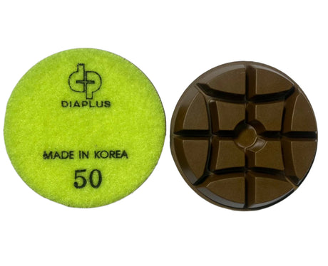 Hybrid Concrete Floor Pad - 3" DPCP30050 Dia Plus #50