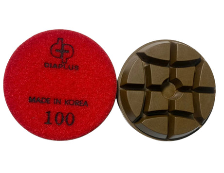 Hybrid Concrete Floor Pad - 3" DPCP30100 Dia Plus #100