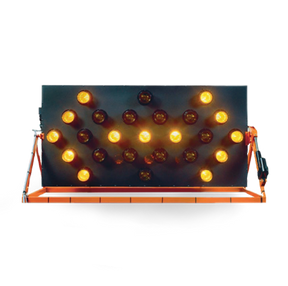 36" x 72" Arrow Board with 25 Lamp National Signal