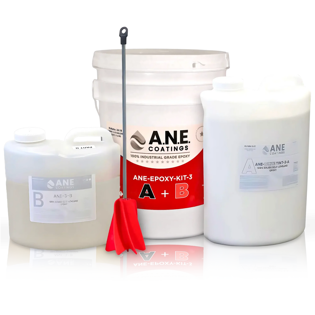 ANE PRE-TINTED SERIES 3 Gallon Self-Leveling Epoxy ANE Coatings