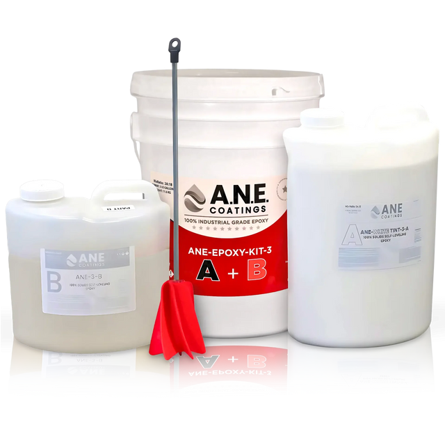 ANE PRE-TINTED SERIES 3 Gallon Self-Leveling Epoxy ANE Coatings