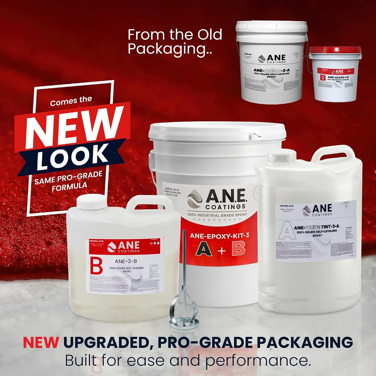 ANE PRE-TINTED SERIES 3 Gallon Self-Leveling Epoxy ANE Coatings