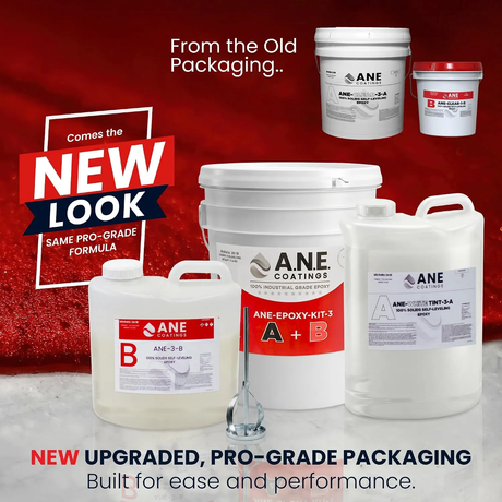 ANE PRE-TINTED SERIES 3 Gallon Self-Leveling Epoxy ANE Coatings