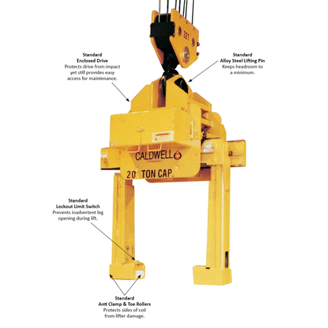 Caldwell Model 85R Motorized Rotating Telescoping Coil Grab Caldwell